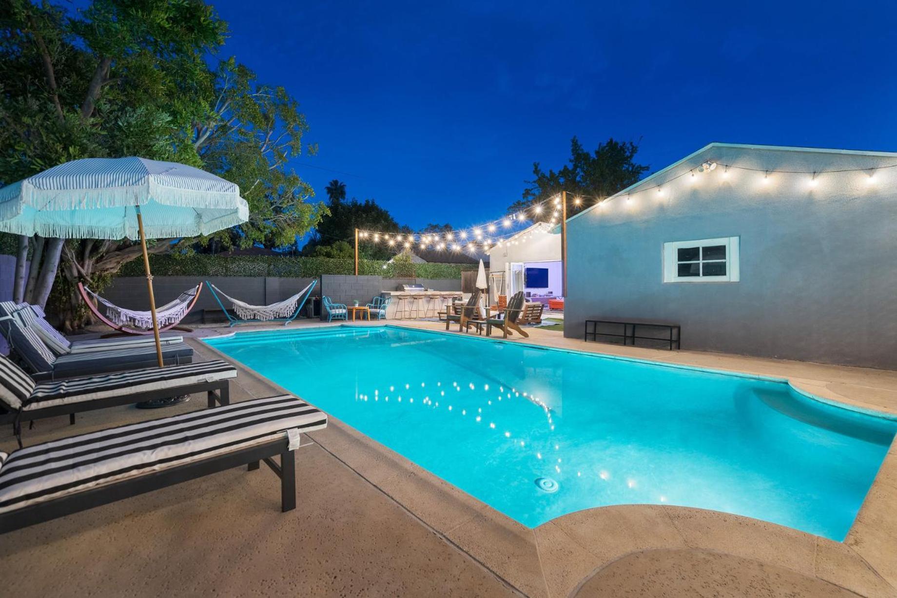 Angel&Rose Universal Hollywood Heated Pool House King Bed Los Angeles Exteriör bild