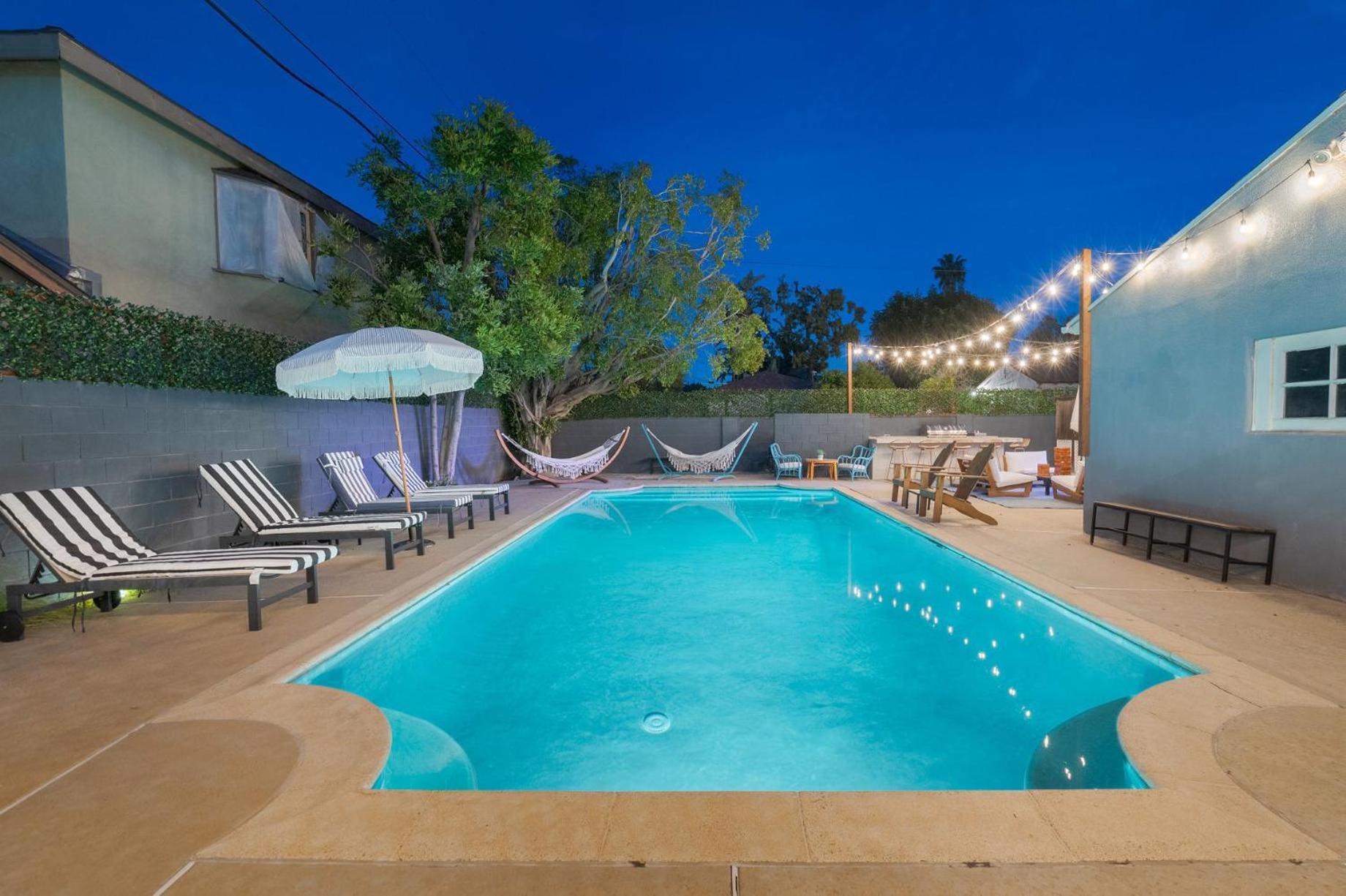 Angel&Rose Universal Hollywood Heated Pool House King Bed Los Angeles Exteriör bild